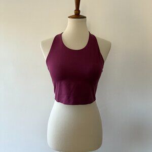 UNIQLO Top Women's Racerback Crop Tank Top M Medium